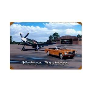 com Vintage Mustangs Automotive Vintage Metal Sign   Victory Vintage 