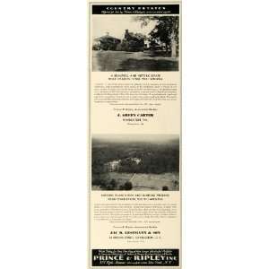  1936 Ad House Claymont Woodstock Ingleside Plantation 