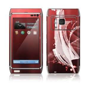  Nokia N8 Skin Decal Sticker  Abstract Feather Everything 