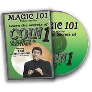  Magic 101, Coin Sleights  Instructional Magic Tric Toys 