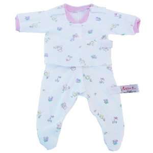  Soft Pink Bears Sleeper with Front Panel 