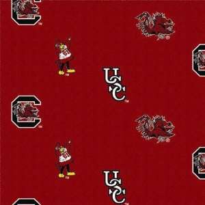  45 Wide Collegiate Cotton Broadcloth University of South 
