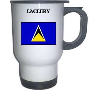 Saint Lucia   LA CLERY White Stainless Steel Mug 