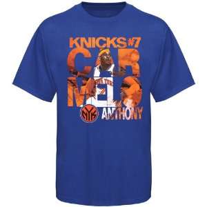   York Knicks Youth Slamma Jamma T Shirt   Royal Blue