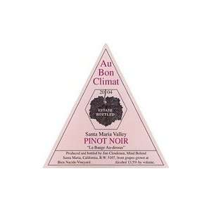  Au Bon Climat 10 Pinot Noir Sb 2009 750ML Grocery 