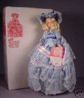 1980s Dolly Parton 12 Musical doll MIB in Blue dress Country Singer 