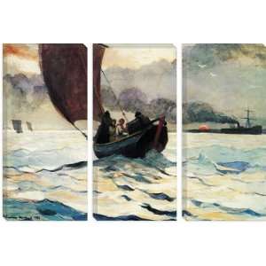  Tynemouth, Returning Fishing Boats 1883 by Winslow Homer 