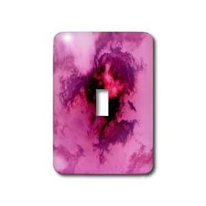 Florene Modern Abstract   Pink Abstract Cloud   Light Switch Covers 