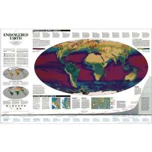  National Geographic Endangered Earth Map
