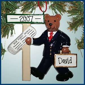  Personalized Christmas Ornaments   Stockbroker / Business 