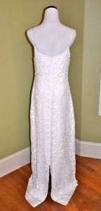 CREW Ivory Lace Simona Gown Size 6 NEW Spaghetti Strap Wedding Dress 