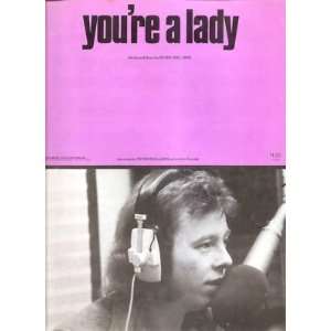    Sheet Music Youre A lady Peter Skellern 206 