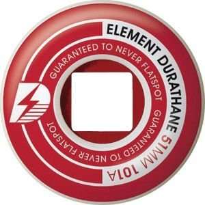  Element Immortal Skateboard Wheels   Red 51mm (Set of 4 