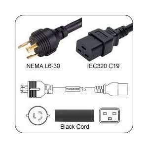   to IEC 60320 C19 Connector 8 Feet 20a/250v 12/3 SJT