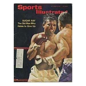  Sugar Ray Leonard Unisigned Sports Illustrated  Sep 6 1965 