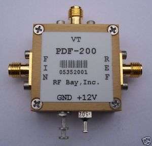Phase/Frequency Detector w/Loop Filter PDF 200, New,SMA  