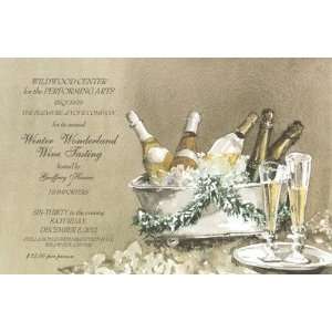 Salute, Custom Personalized New Years Parties Invitation 