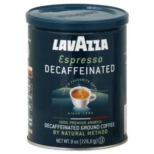 Lavazza Premium Coffee, Coffee Espresso Decafeinato Grnd, 8.00 OZ 