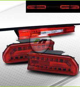 Dodge Challenger SE R/T SRT8 LED Tail Lights Red Clear  