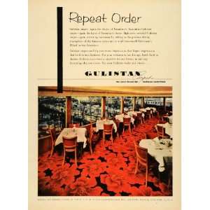  1953 Ad Gulistan Carpets Tarantino Fishermans Wharf 