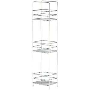  Taymor Chrome Three Tier Mesh Spa Tower with Square 