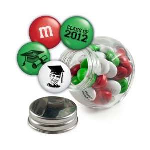  Personalized M&MS with Glass Favor Jars