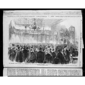   Presidential Journey,Legislature Hall,Columbus,OH,1861