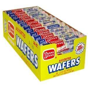 Necco Assorted Wafers (Economy Case Pack) 2.02 Oz Pkg (Pack of 36 