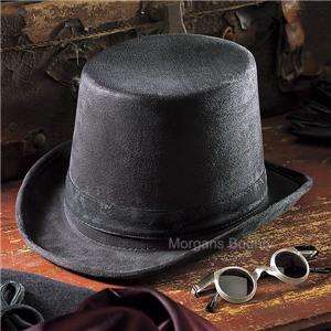 SteamPunk, Victorian Tall Coachman Top Hat AND Glasses   Incredible 