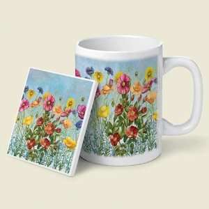  Wildflowers Mug Coaster Combo