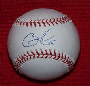 COLE HAMELS PHILLIES SIGNED AUTO BASEBALL  
