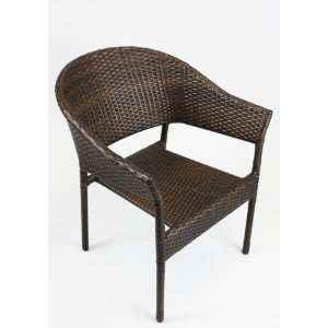  All weather Rattan Patio Chair with Aluminum Frame (Set of 