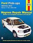 Haynes Repair Manual Ford Pick ups 2004 Thru 2010 by John Harold 