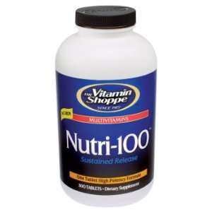  Vitamin Shoppe   Nutri 100 No Iron Multivitamin, 300 
