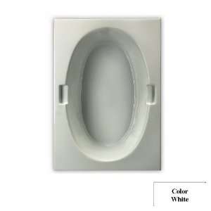 Laurel Mountain Whirlpools 59 5/8L x 42W x 21 1/2H Trade White Oval 