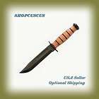 Kabar 1220 U.S. Army Fighting/Utility Knife 1095 Carbon Steel Blade