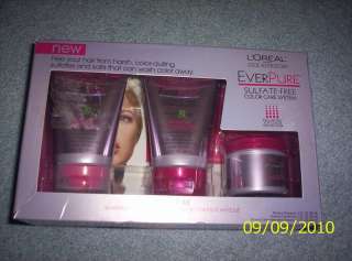 LOREAL EVERPURE MOISTURE COLOR CARE SYSTEM KIT HAIR NEW  