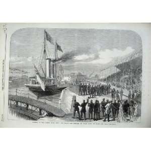   Albert Dock Hull 1869 Prince Princess Wales Ship Vivid