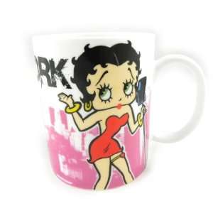  Mug Betty Boop white pink.