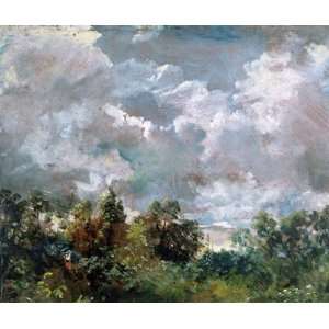 Hand Made Oil Reproduction   John Constable   32 x 28 inches   Clouds 