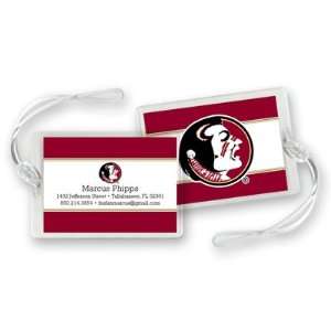 Noteworthy Collections College Bag/ID Tags   Color Band (Florida State 
