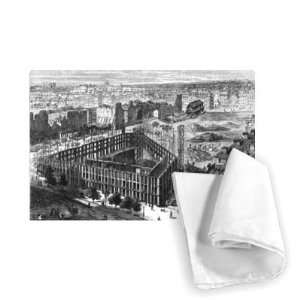  Transformation of Paris Building in 1861,   Tea Towel 