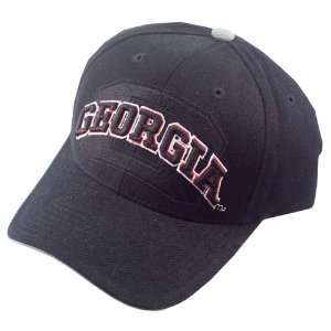  Georgia Bulldogs Black Front Runner Hat