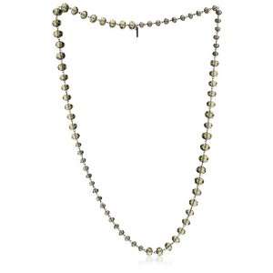   Cole New York Modern Utility Khaki Bead Long Necklace Jewelry
