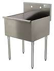 advance tabco 4 1 18 one compartment stainless steel commercial