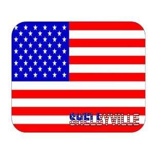  US Flag   Shelbyville, Indiana (IN) Mouse Pad Everything 