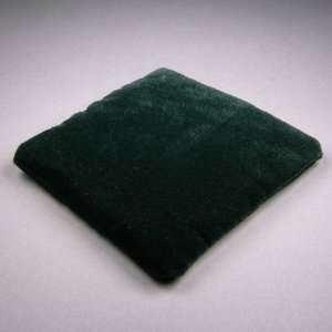  Dark Green Velvet Crystal Pillow Display Pad, Medium 4.5 