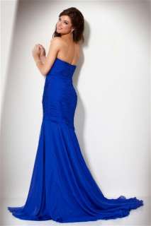  Mermaid Blue Evening Dress Prom dress Formal Gowns Ball Gown  