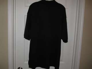Ashworth Organic Pima Cotton Polo Black L $65 NWT NEW  