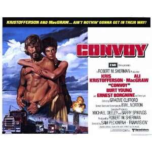  Convoy Movie Poster (11 x 14 Inches   28cm x 36cm) (1978 